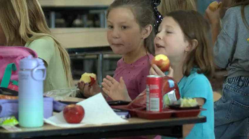 South Range Local Schools celebrates 'Apple Crunch Day'