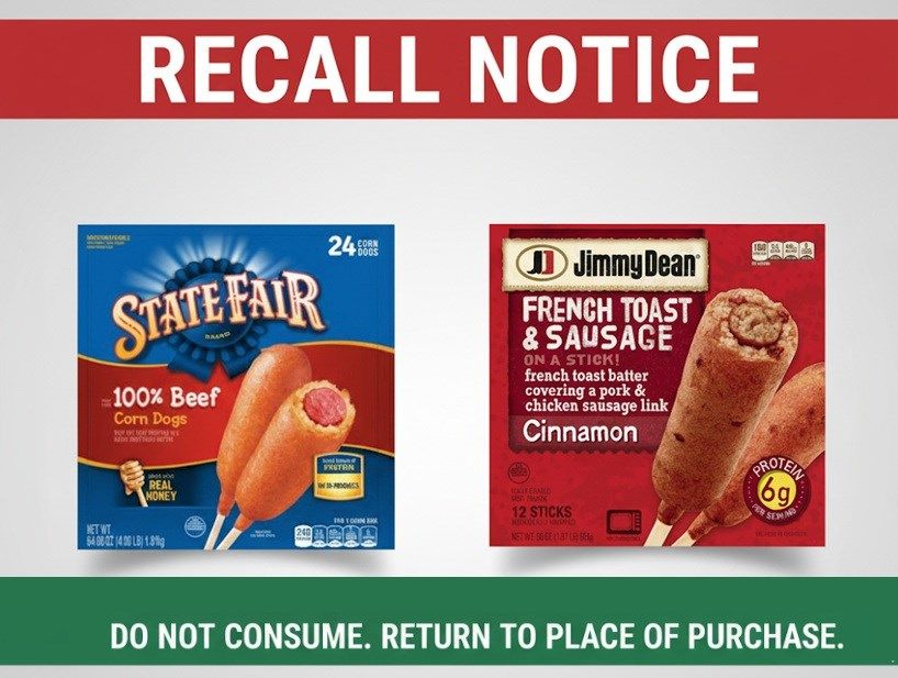 Hillshire Brands recalls 58 million pounds of corn dogs, sausage on a stick