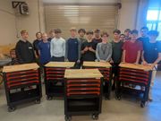 South Range building trades students receive new toolboxes thanks to donation