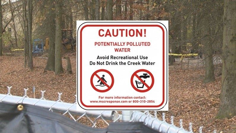 Ohio EPA approves caution signs at Sawmill Creek spill site in Canfield