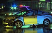 Police cruiser involved in overnight crash in Boardman