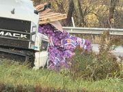 Truck rollover in Mercer County spills onions along I-80