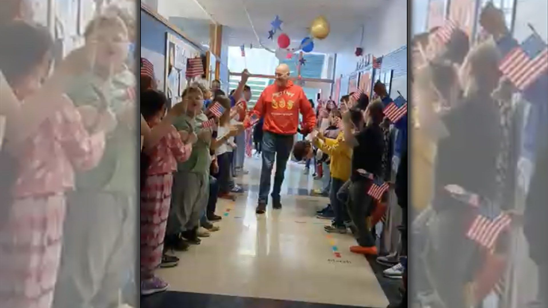 VIDEO: Summit Academy Youngstown Dean of Students, Navy veteran receives surprise salute