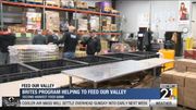 BRITES volunteers helping Second Harvest Food Bank to feed our valley