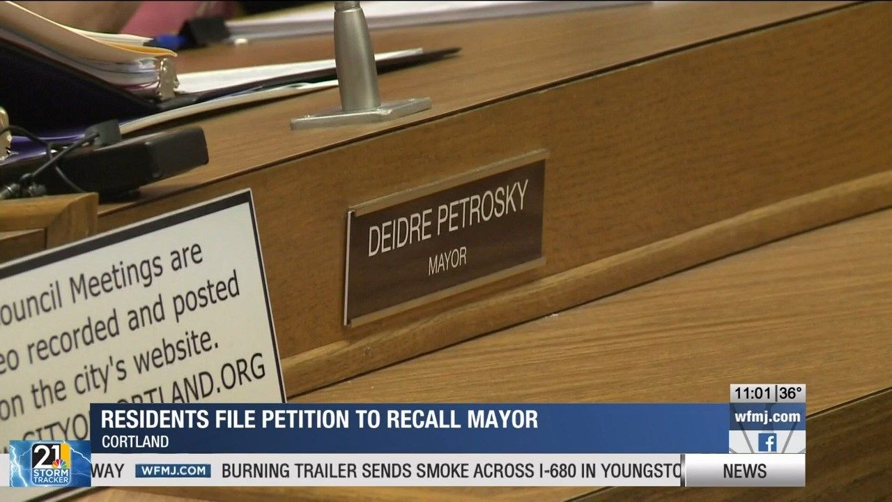 Residents file petition to recall mayor