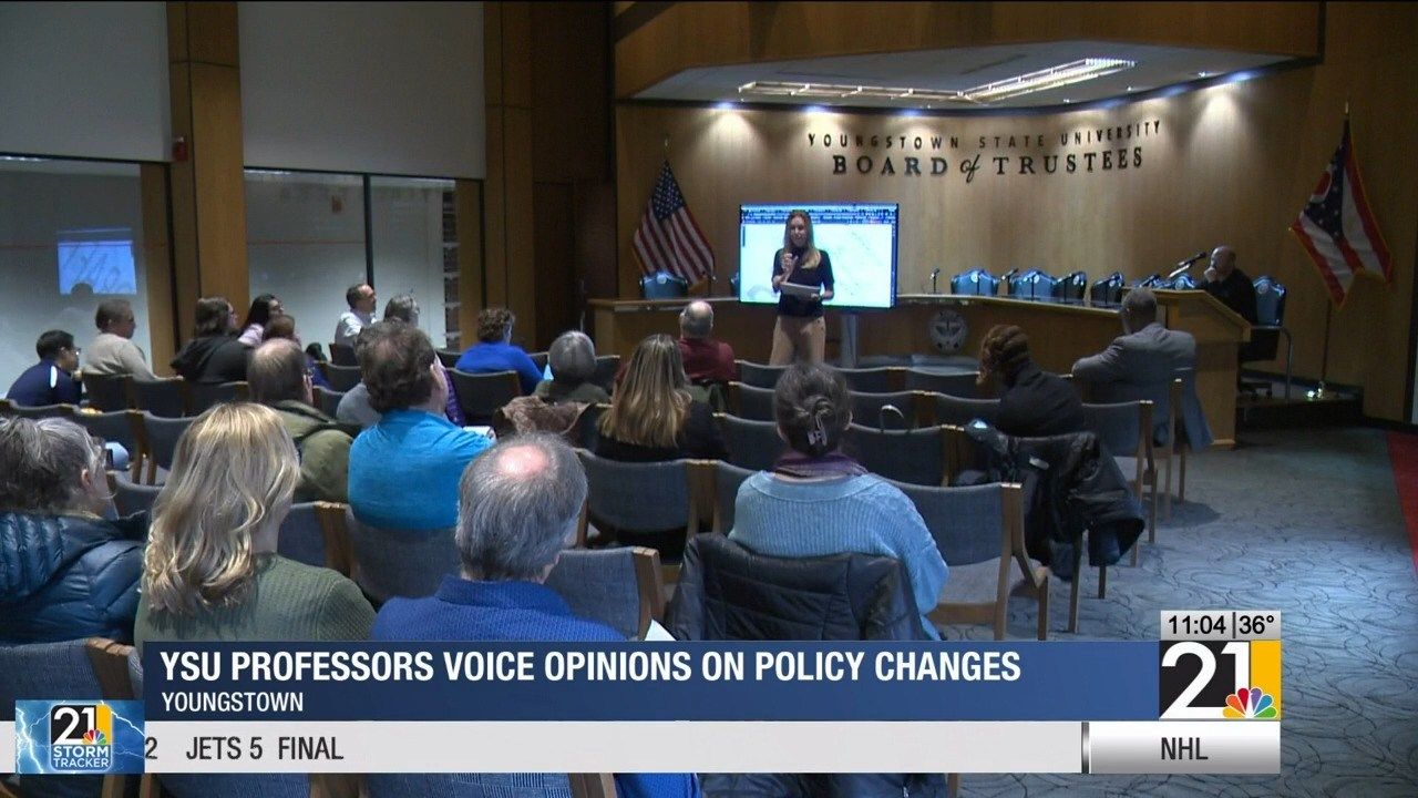 YSU professors voice opinions on policy changes