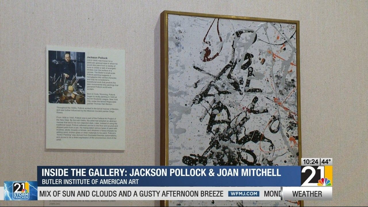Inside the gallery: Jackson Pollock, Joan Mitchell