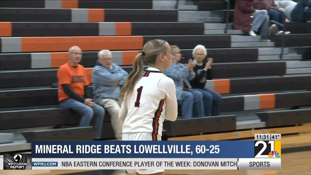 Girls Basketball: Mineral Ridge beats Lowellville, 60-25