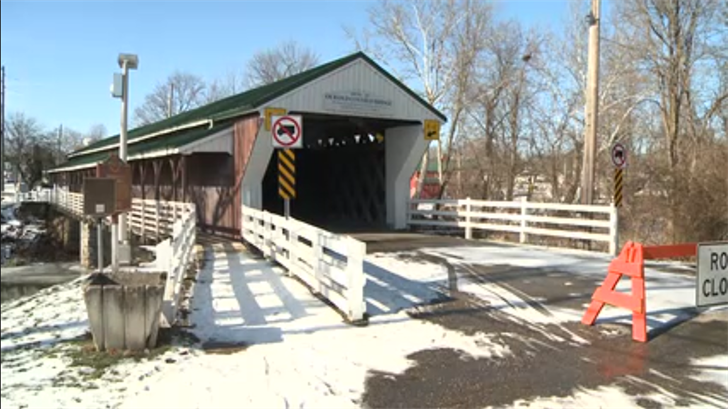 Newton Falls council discusses ways to protect Old Covered Bridge