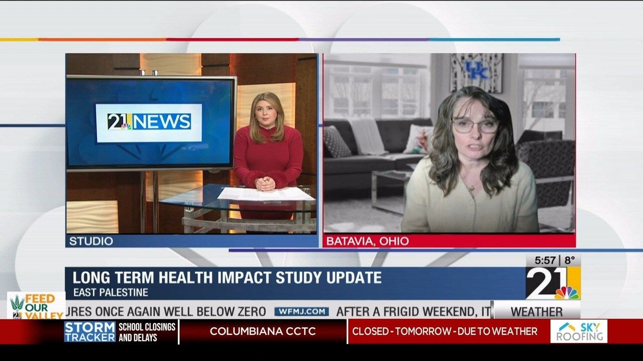 East Palestine train derailment long-term health impact study update