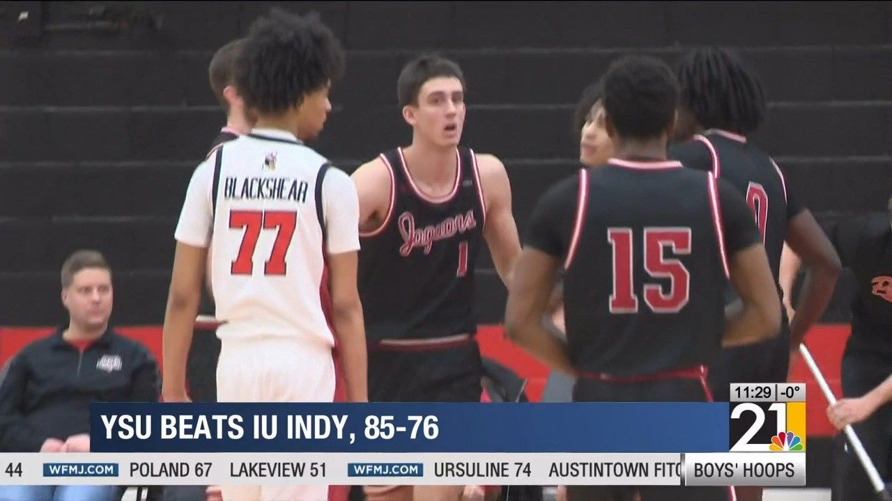 Men's Hoops: YSU beats IU Indy, 85-76