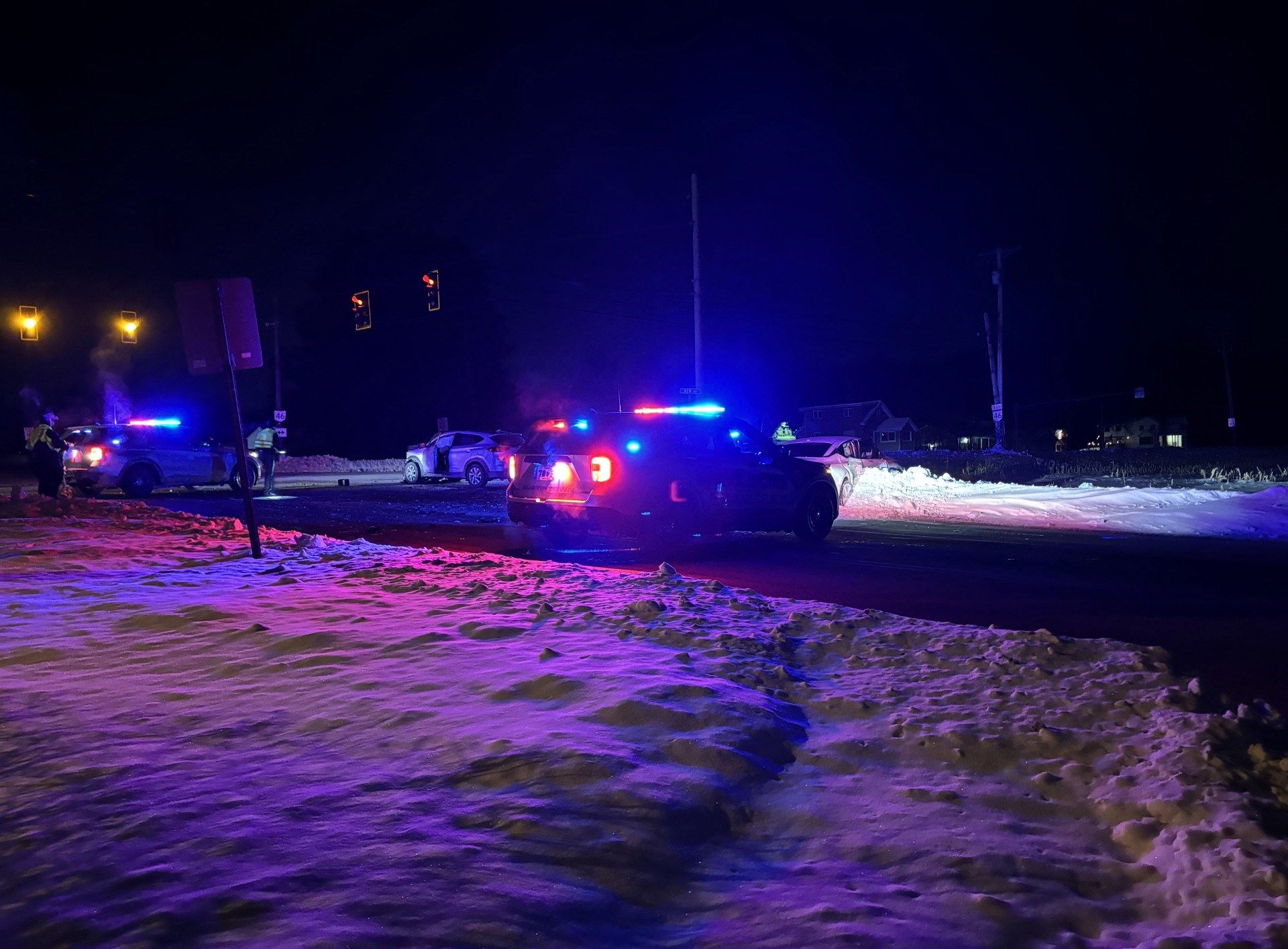 Austintown Police, Ohio State Highway Patrol respond to two-car crash