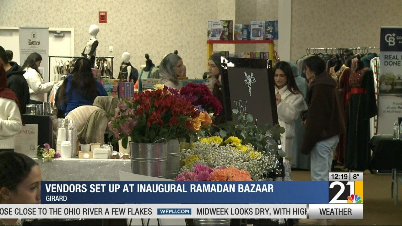 Vendors set up at inaugural Ramadan Bazaar