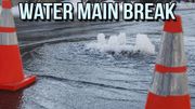 Water main break temporarily shuts off water on stretch of route 422 in Niles