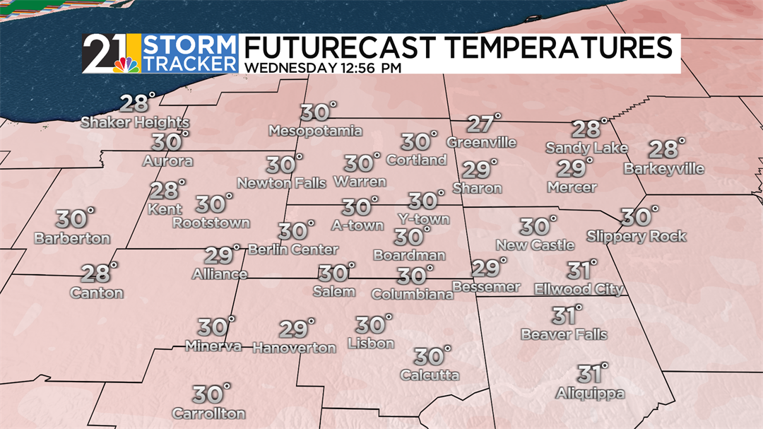 After a one-day warmup, winter stages a comeback Wednesday, Thursday
