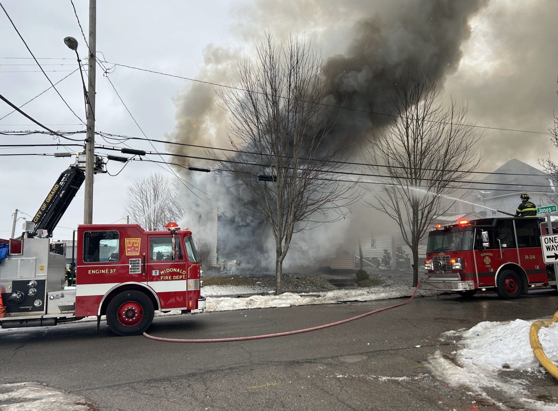 House deemed 'total loss' after fire in Girard