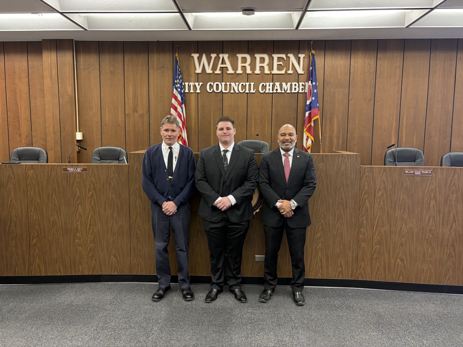 City of Warren swears in new firefighter