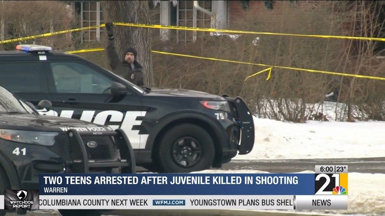 Two teens arrested after juvenile killed in shooting