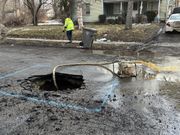 Youngstown road reopens after sinkhole found