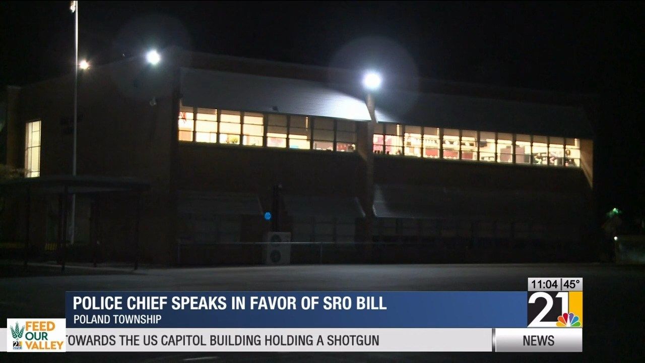 Poland twp Police Chief speaks in favor of resource officers at non-public schools