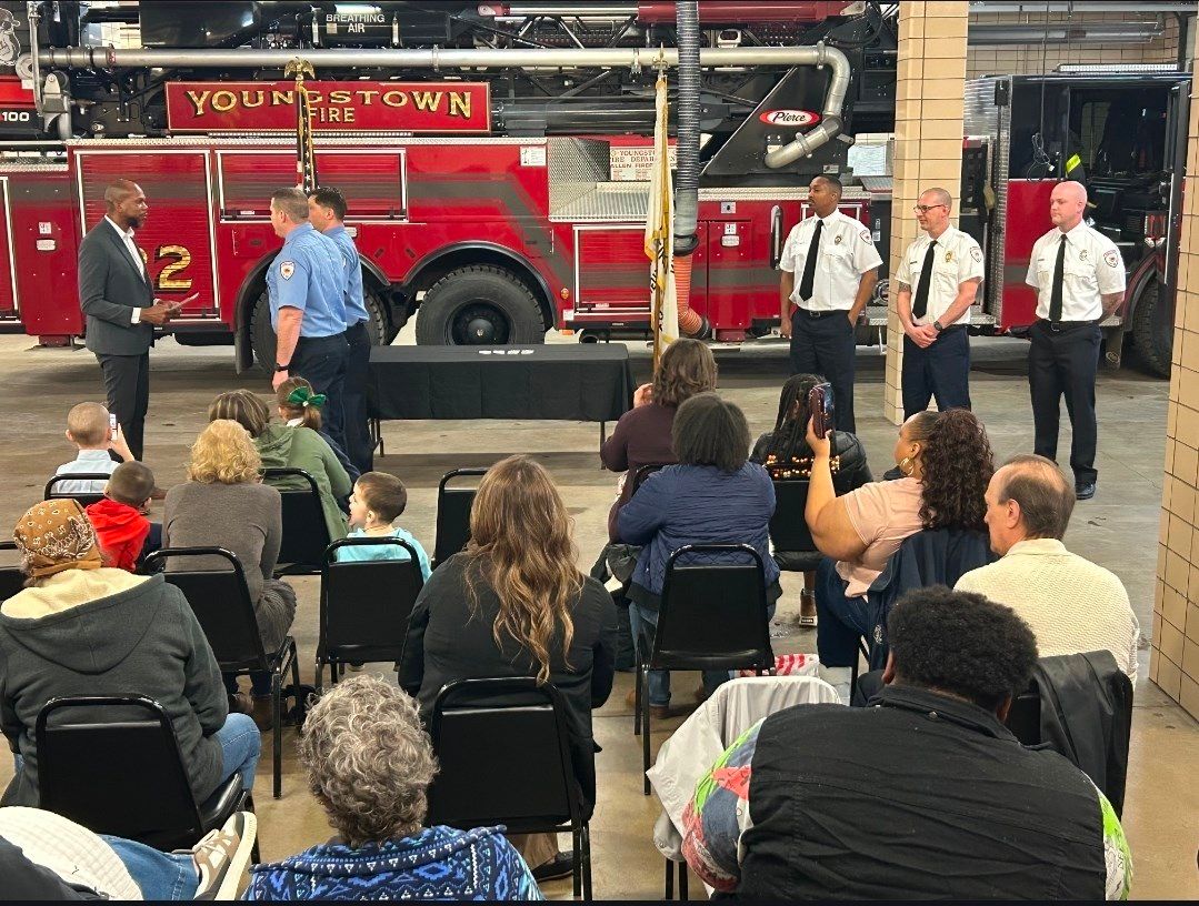 Five Youngstown firefighters promoted