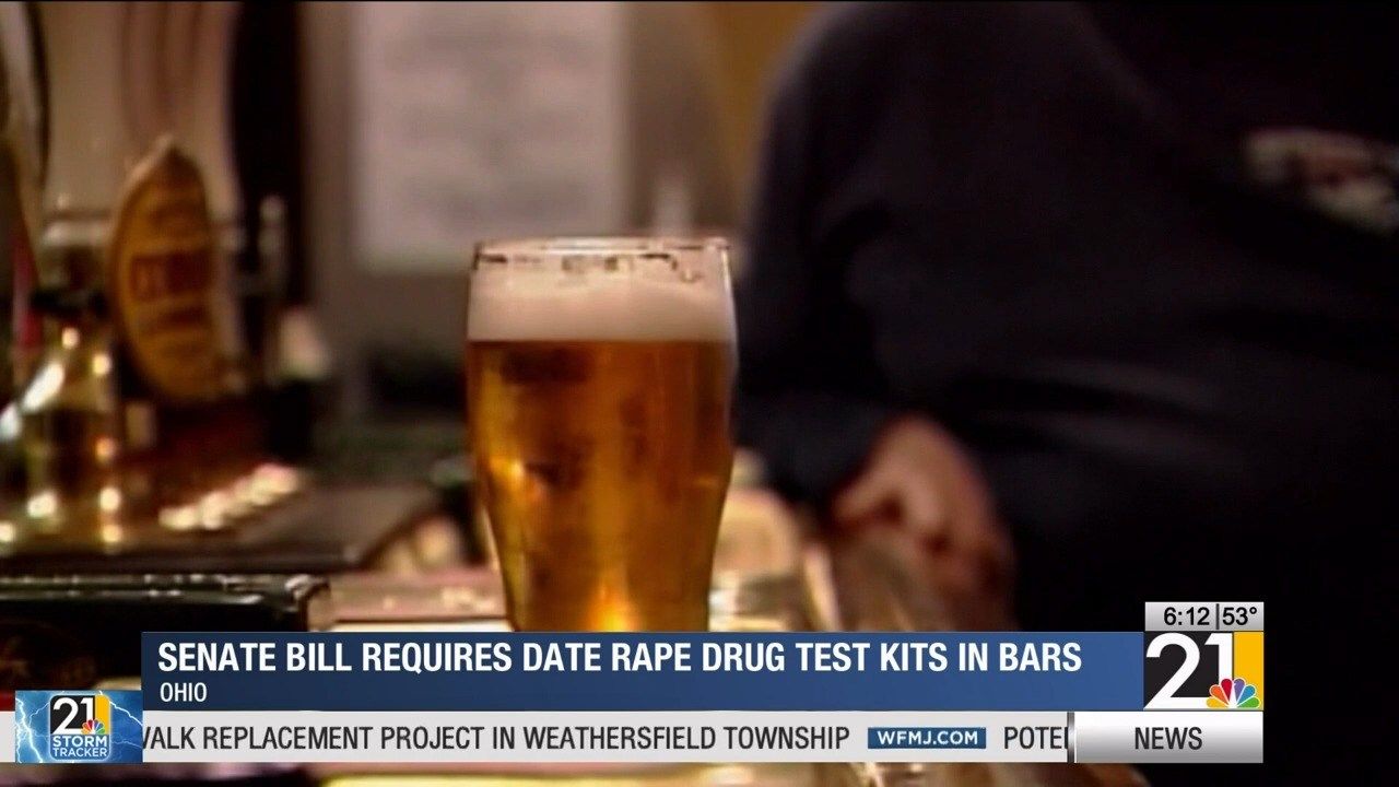 Ohio Senate bill requires date rape drug test kits in bars