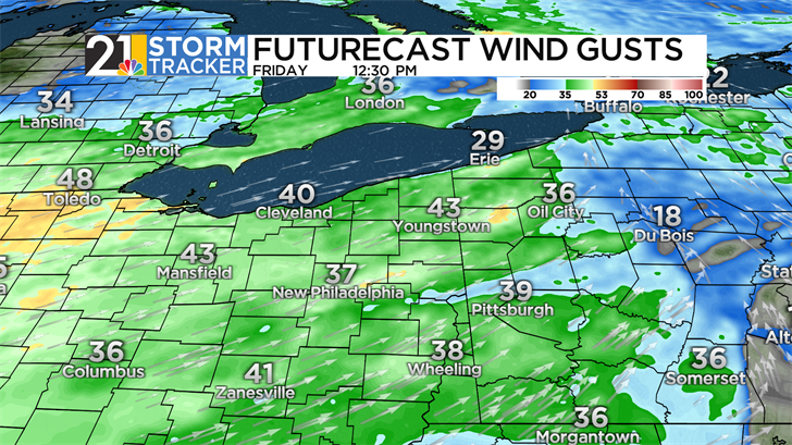 A windy Friday sets up a much colder weekend