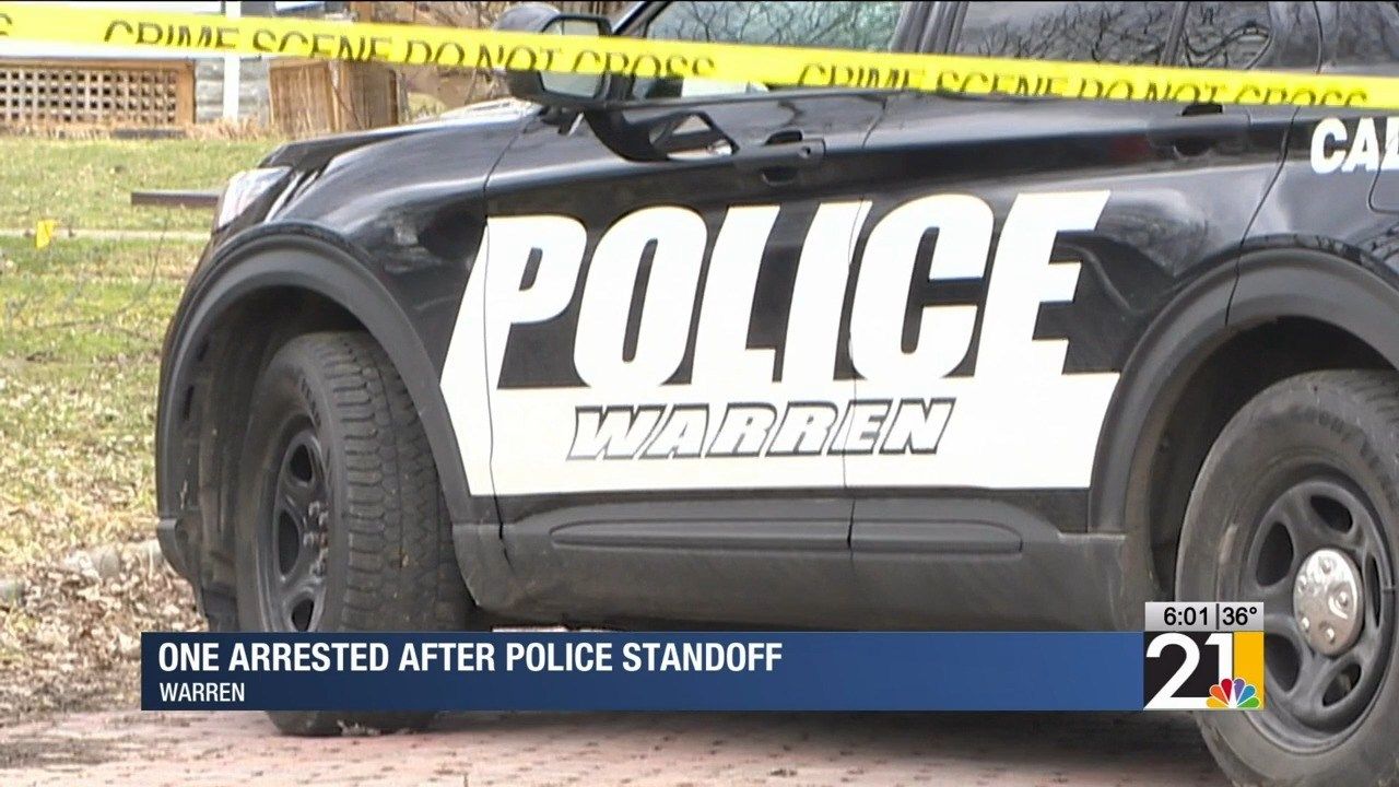 One person arrested after police standoff in Warren