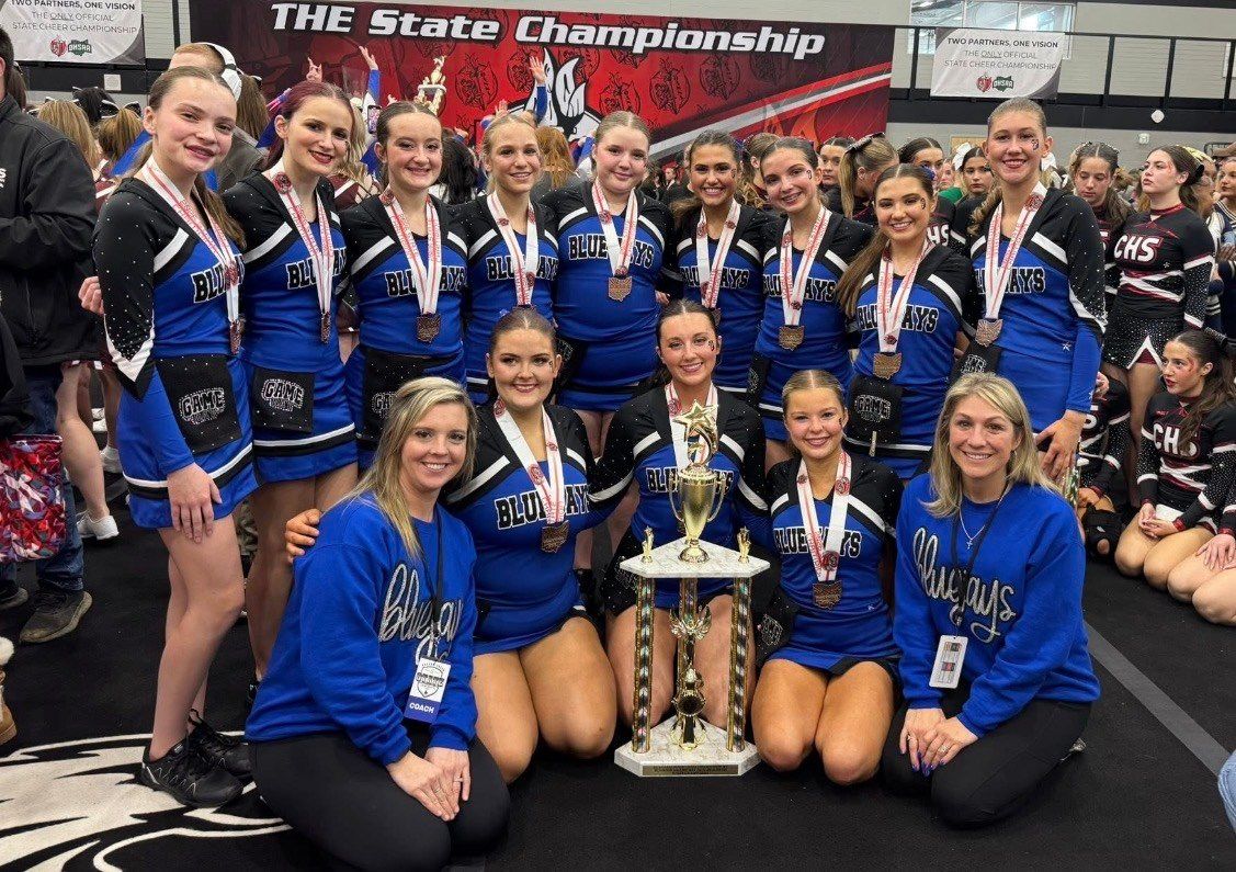 Jackson-Milton, Girard cheerleaders take home state championships