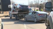 Two people taken to hospital following car crash in Austintown