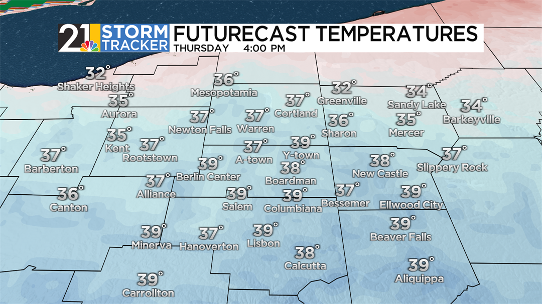 Back to chilly weather Thursday, but February will end on a mild note