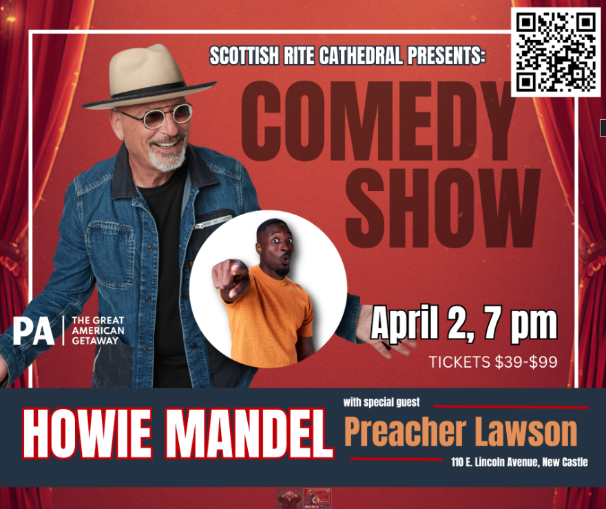 Howie Mandel, Preacher Lawson coming to New Castle in April