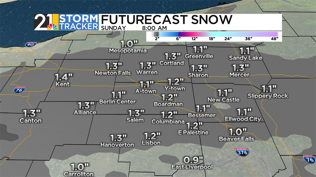 Back to milder weather Friday, but early March snow is a good bet