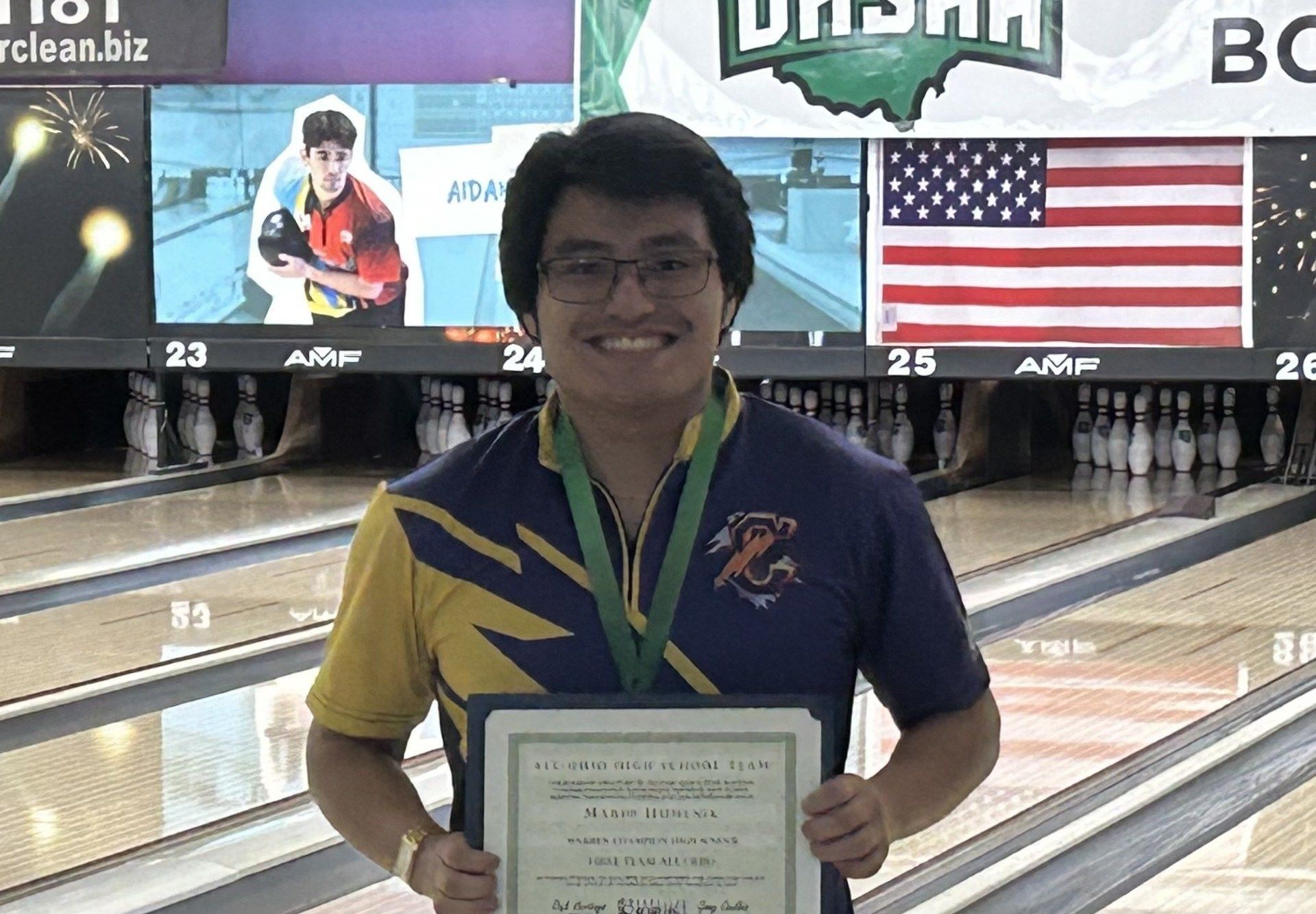 Champion's Humenik finishes fifth at state bowling