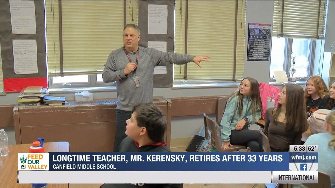 Canfield Middle School teacher retires after 33 years