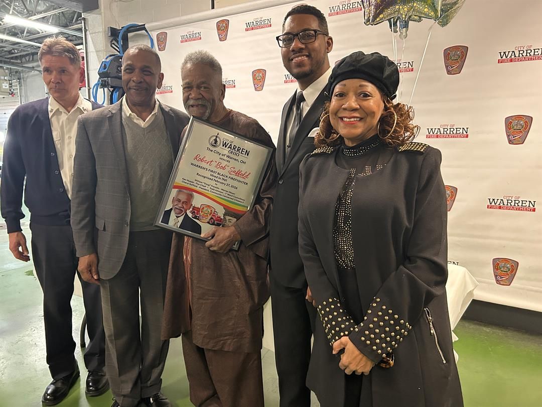 Warren's first African American firefighter honored at station