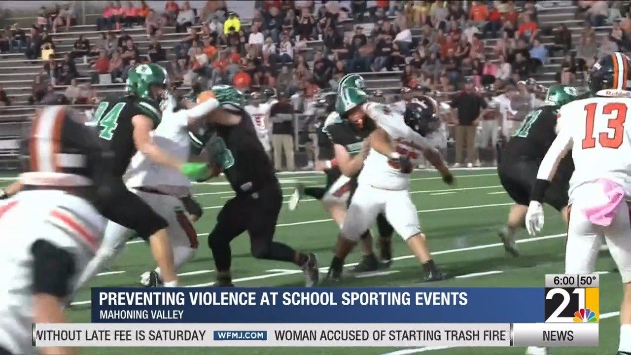 School districts addressing violence at sporting events through policies