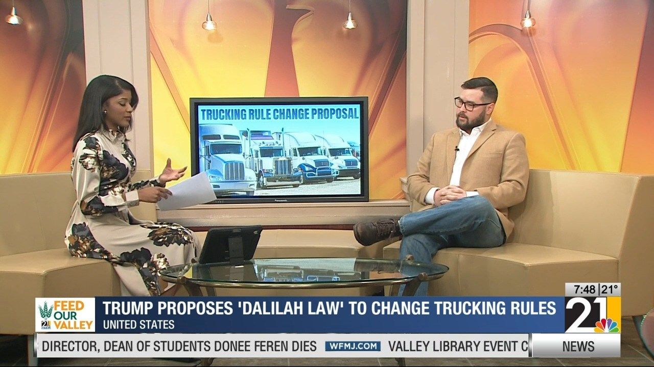 Trump proposes 'Dalilah Law' to change trucking rules
