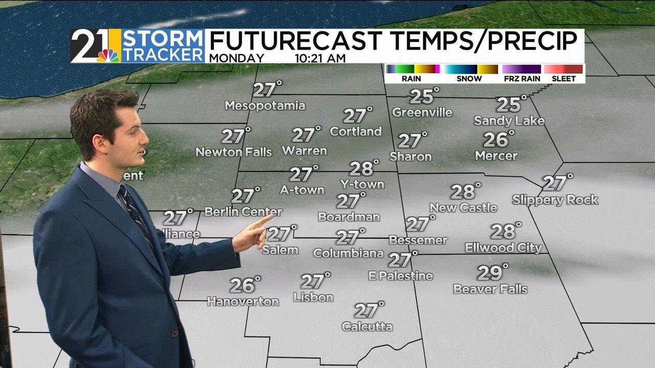 After a picture-perfect Monday, rainy days are ahead