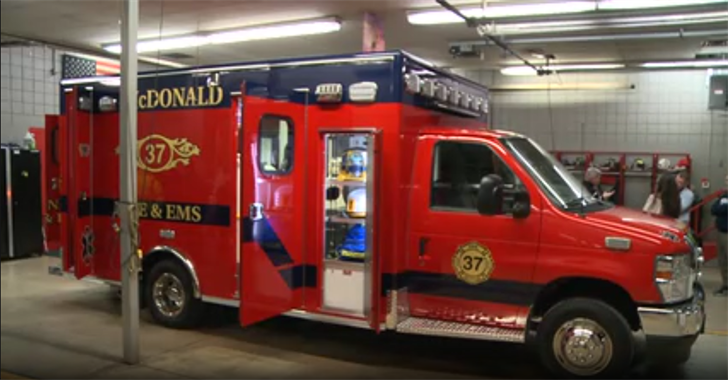 McDonald Fire Dept. unveils new ambulance at open house