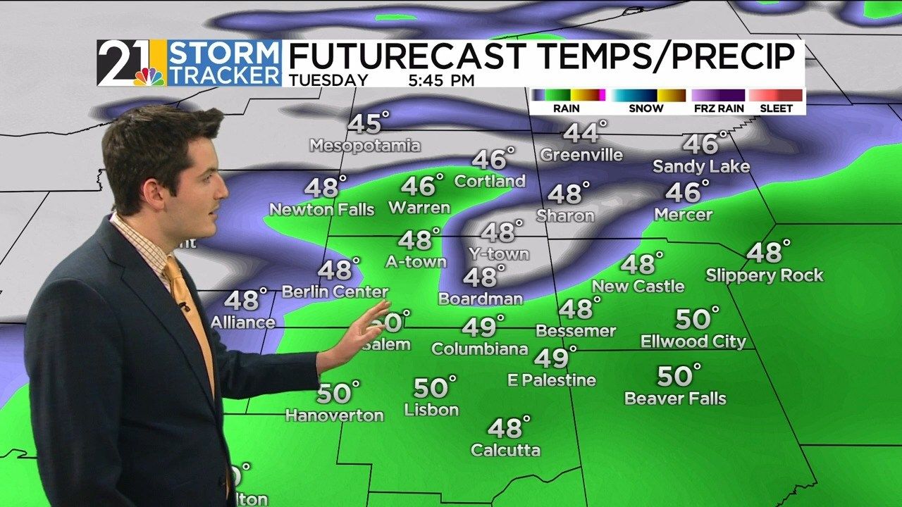 Up-and-down rain chances, steadily mild temperatures ahead