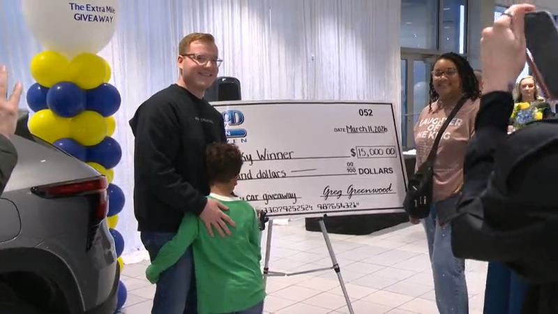 Valley resident wins $15,000 through 'Extra Mile Giveaway'