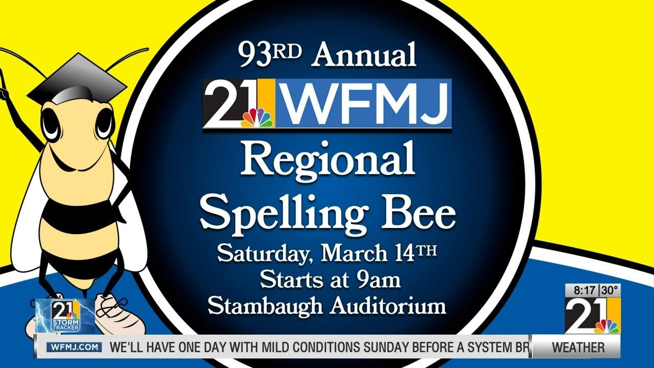 93rd Annual 21 WFMJ Regional Spelling Bee 1