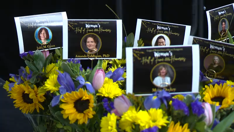 League of Women Voters inducts local women into hall of fame